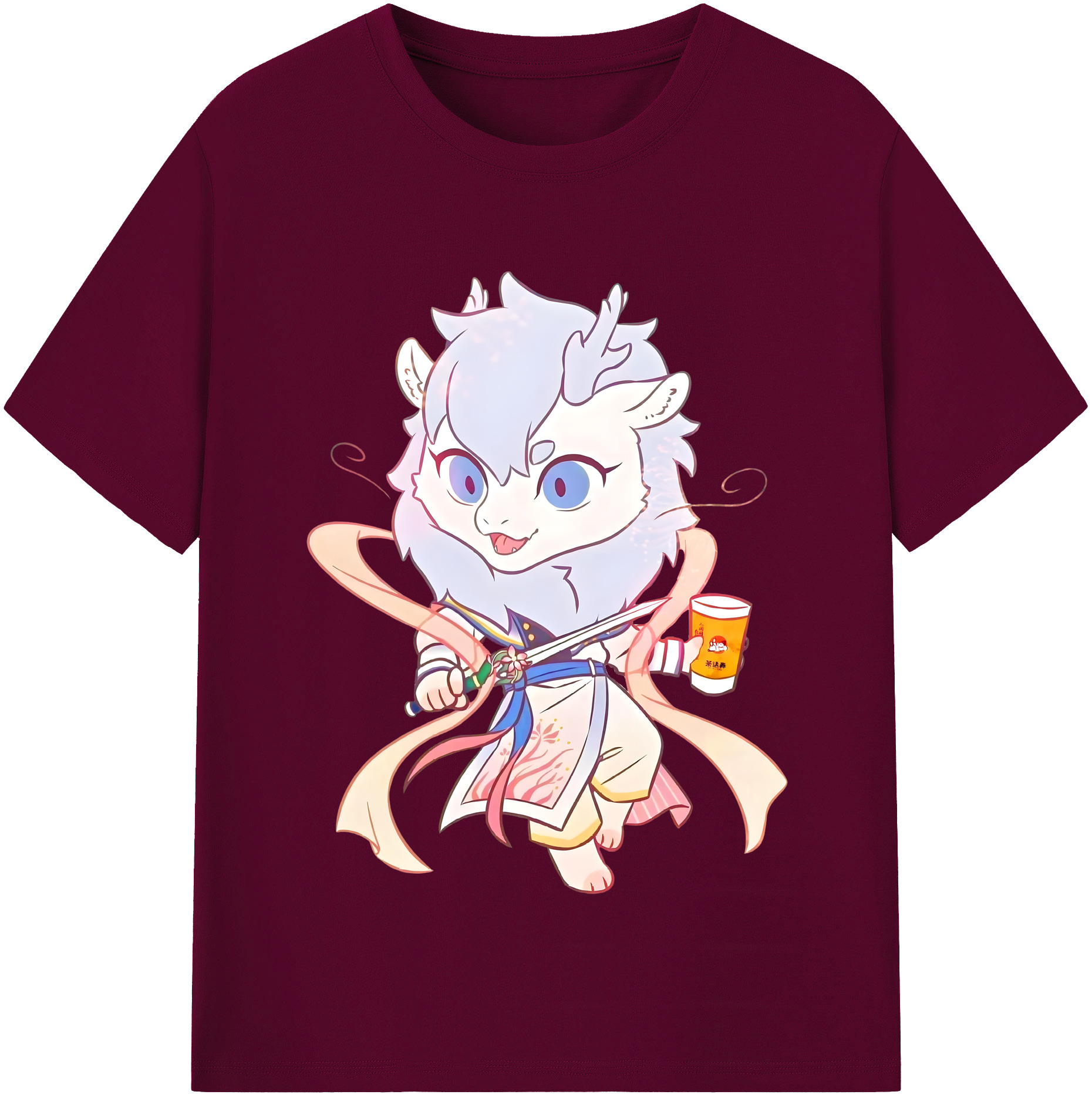 （画像用） Ne Zha 2 ナタ 魔童の大暴れ レディースカジュアルプリントTシャツ（綿100％）